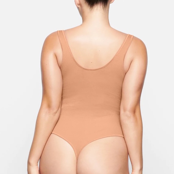 SKIMS COTTON RIB BODYSUIT Sedona - Picture 4 of 5